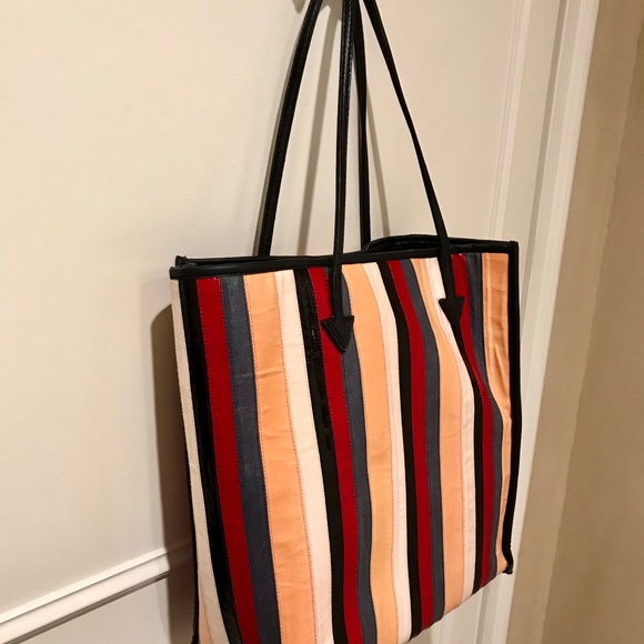 Striped Free People tote - Picture 2 of 3